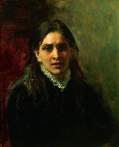 Portrait of Pelageya Antipovna Strepetova (1850-1903) 1882