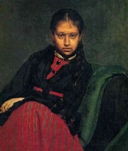 Portrait of Tatyana Stepanovna Repina, the artist's mother