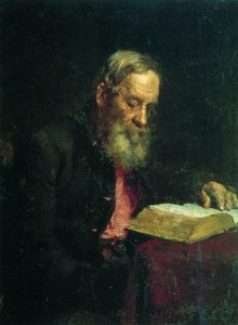 Portrait of Yefim Vasilyevich Repin, the artist's father