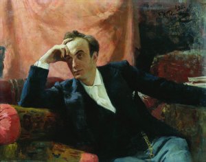 Portrait of actor and dramatist Grigory Grigorievich Ghe