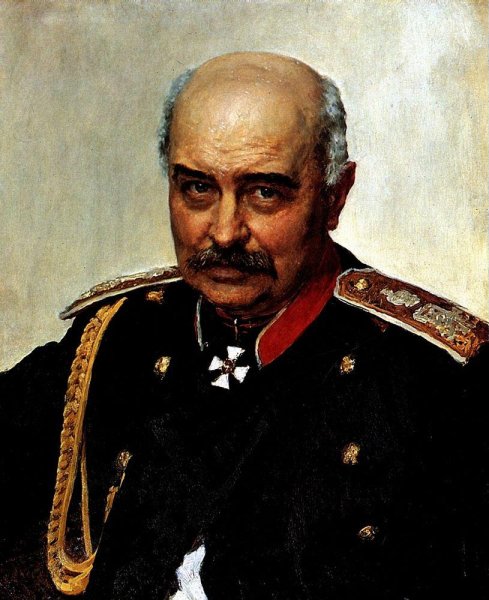 Portrait of general and statesman Mikhail Ivanovich Dragomirov