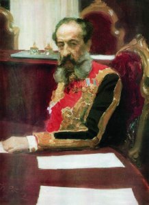 Portrait of member of State Council and Grand Chamberlain, Prince Mikhail Sergeyevich Volkonsky