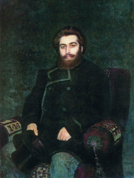 Portrait of painter Arkhip Ivanovich Kuindzhi