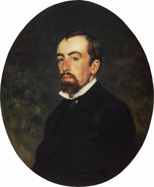 Portrait of painter Vasily Dmitrievich Polenov