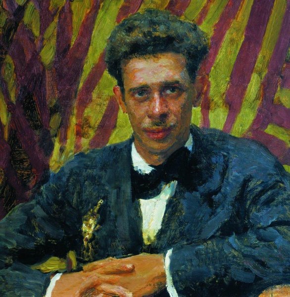 Portrait of sketcher, painter and theatre scenographer Nikolai Vladimirovich Remizov