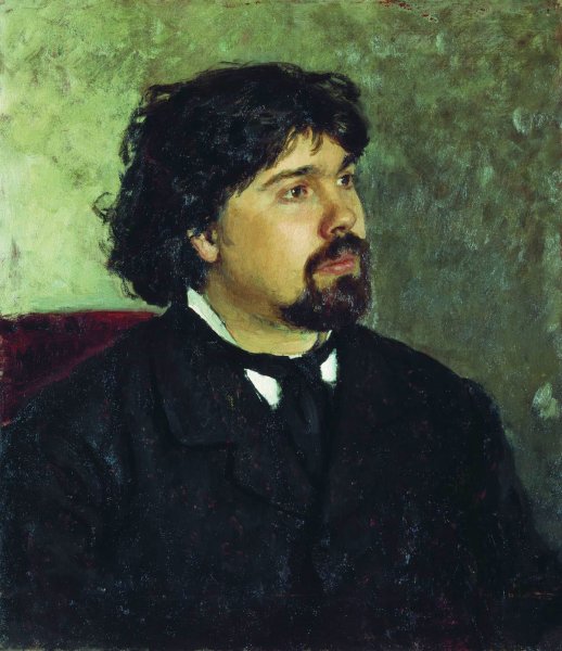 Portrait of the painter Vasily Ivanovich Surikov