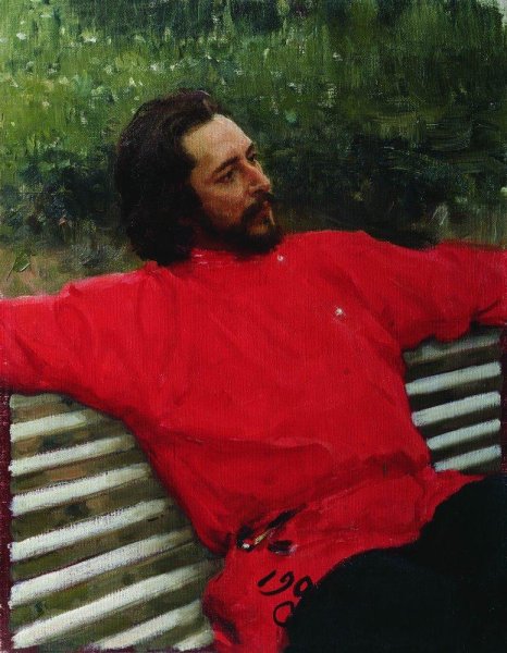 Portrait of writer Leonid Nikolayevich Andreyev (Summer break)