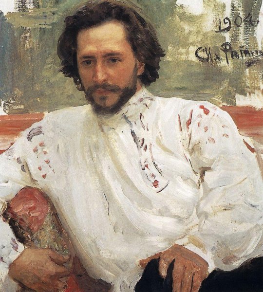 Portrait of writer Leonid Nikolayevich Andreyev