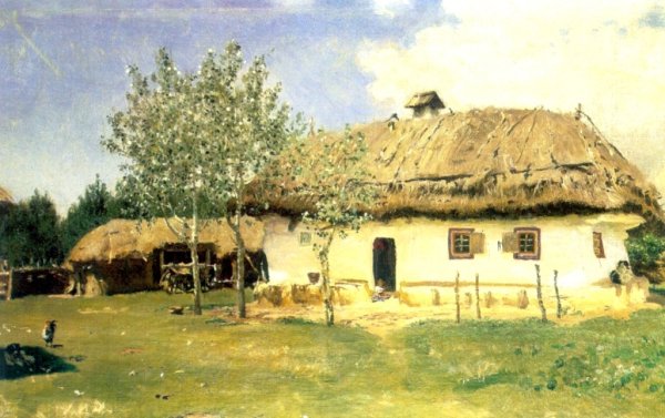 Ukrainian peasant house