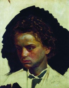 Youth portrait of sculptor Ilya Yakovlevich Ginzburg