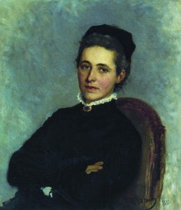 Portrait of of Julia Bogdanovna Repman, born Krause, wife of Dr. A.H. Repman