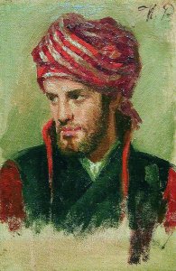 Head of peasant (study)