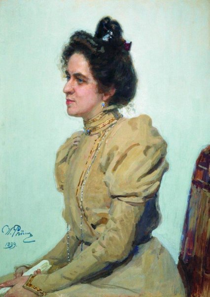 Portrait of actress Lyubov Sazonova-Shuvalova