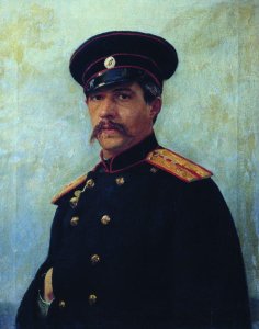 Portrait of a military engineer, Captain A. Shevtsov, brother of the artist's wife