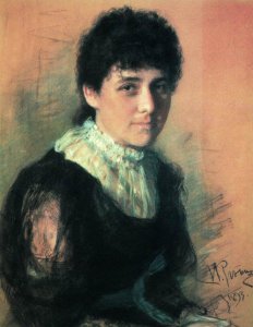 Portrait of the sculptor E.P.Tarhanova-Antokolskaya